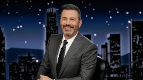 TV personality Jimmy Kimmel for now removed from the airwaves due to questionable comments regarding conservative figure Charlie Kirk
