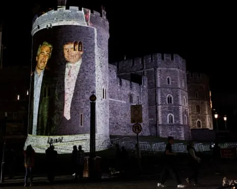 Four Individuals Apprehended After Projections of Donald Trump and Epstein Displayed on Windsor Castle