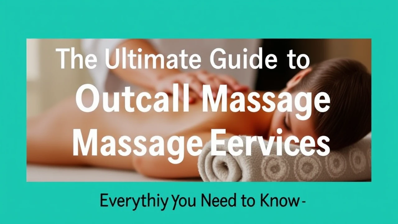 The Ultimate Guide to Outcall Massage Services: Everything You Need to Know