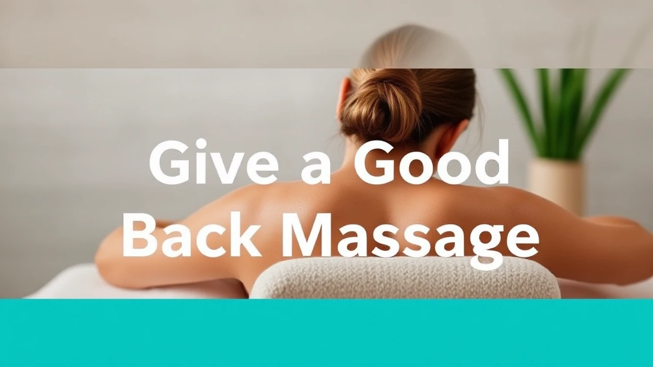 How to Give a Good Back Massage – Techniques for Relaxation and Stress Relief