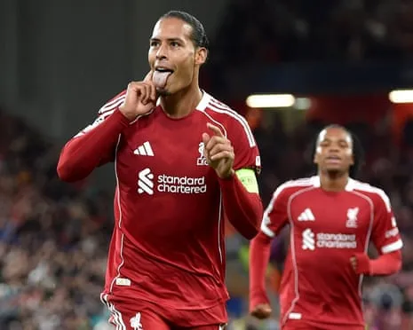 Van Dijk heads late winner in clash with Atlético Madrid